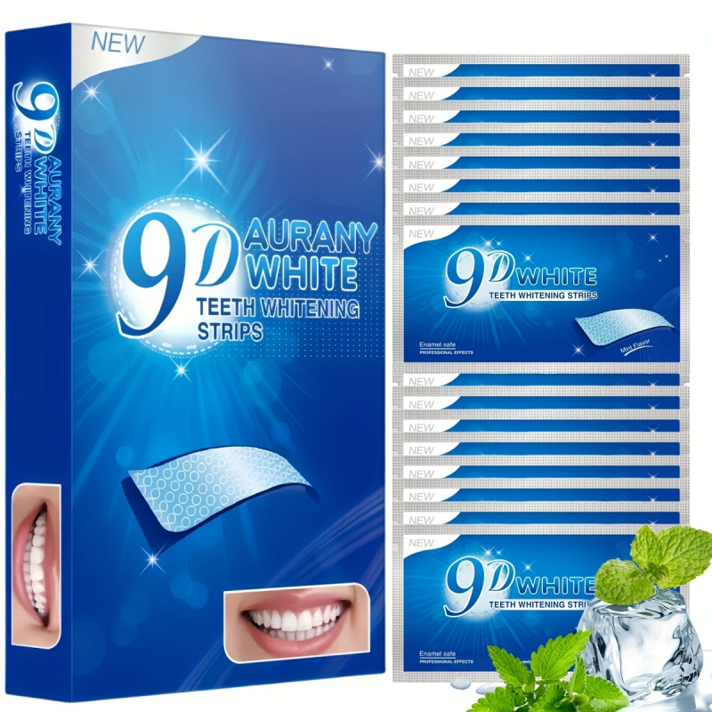 Teeth Whitening Gel Refills - 21 paires de bandes de blanchiment
