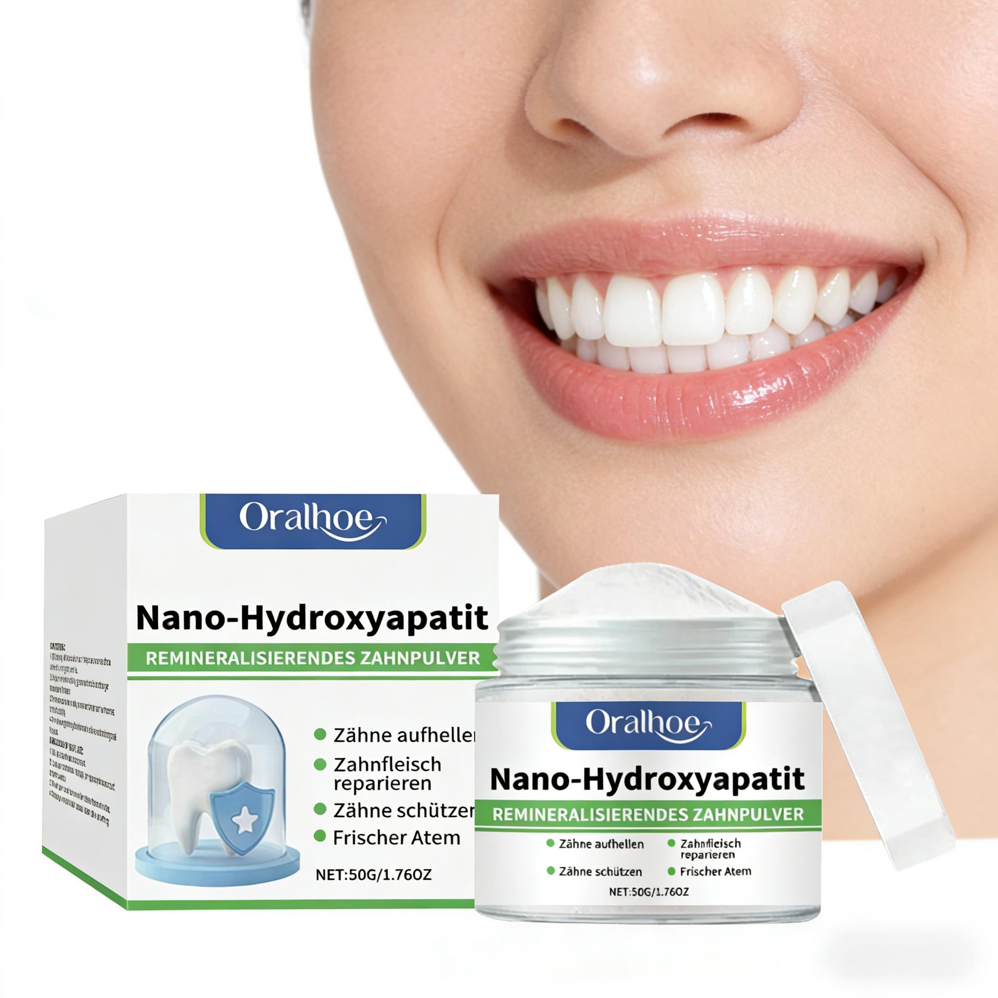 Teeth Whitening Co - Poudre blanchissante Oralhoe pour les dents,