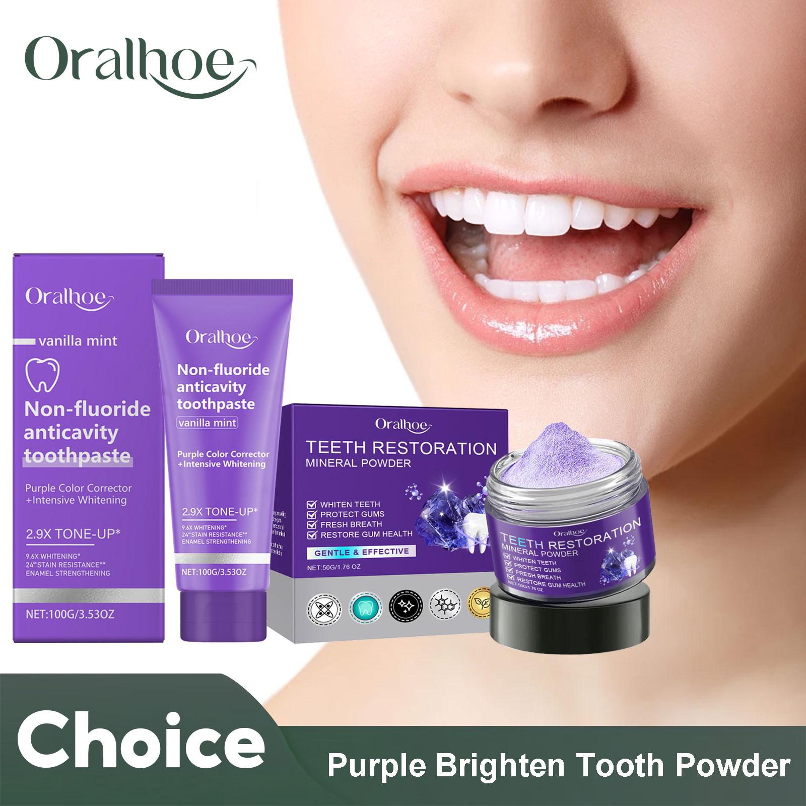 Teeth Whitening (Bleaching) - Poudre de nappode pour la domination