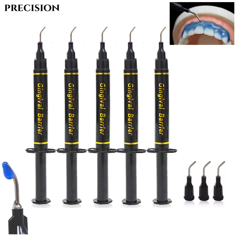 Teeth Whitening Before And After - Lot de 5 barrières gingivales de