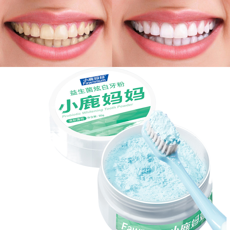Whitening Powder Activated - Fawnmun 50g poudre de dents activée