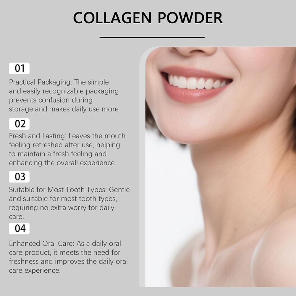 Poudre de Gomme au Collagène F - Teeth Whitening Co avis et prix