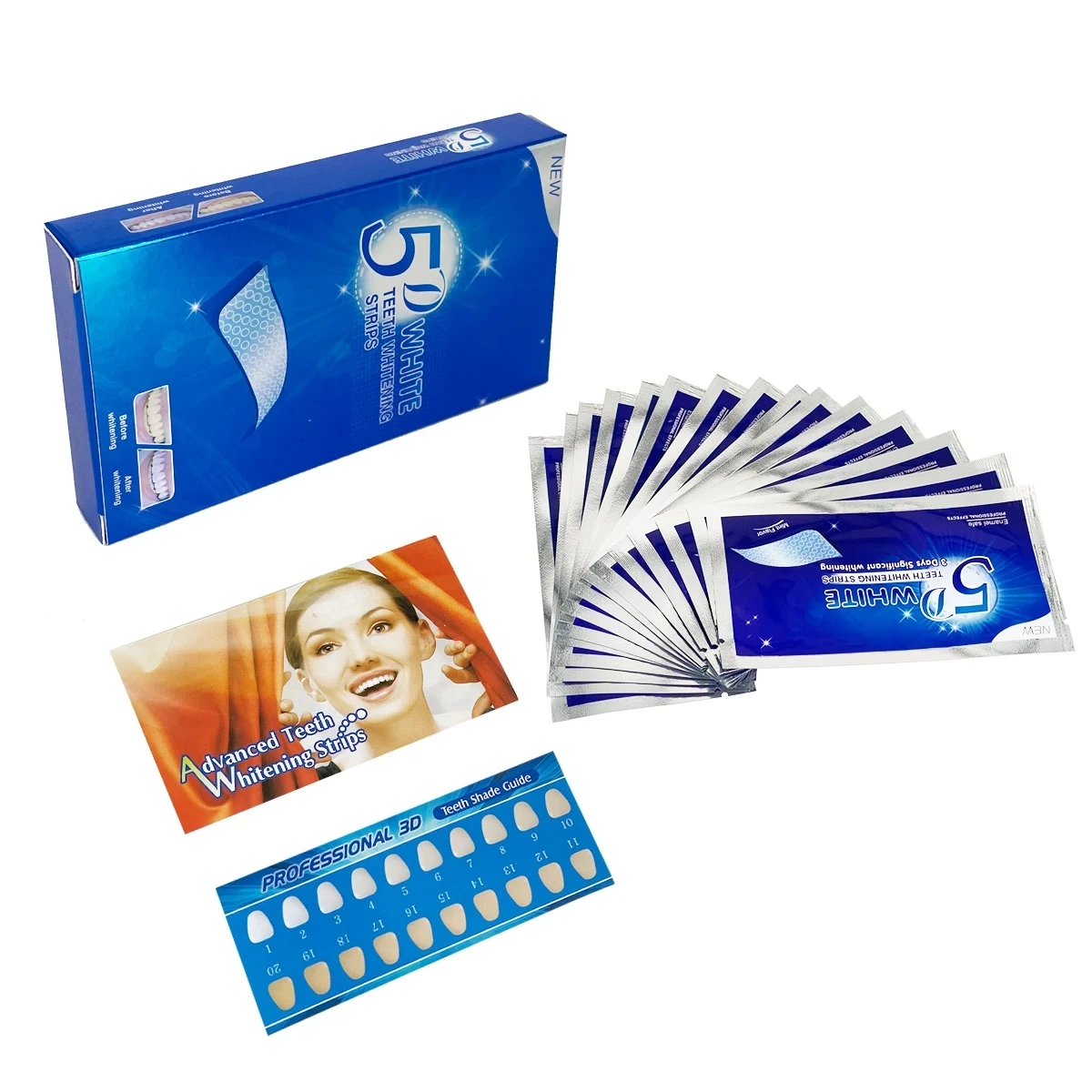 Bandes blanchissantes pour den - Teeth Whitening Gel Refills avis et prix