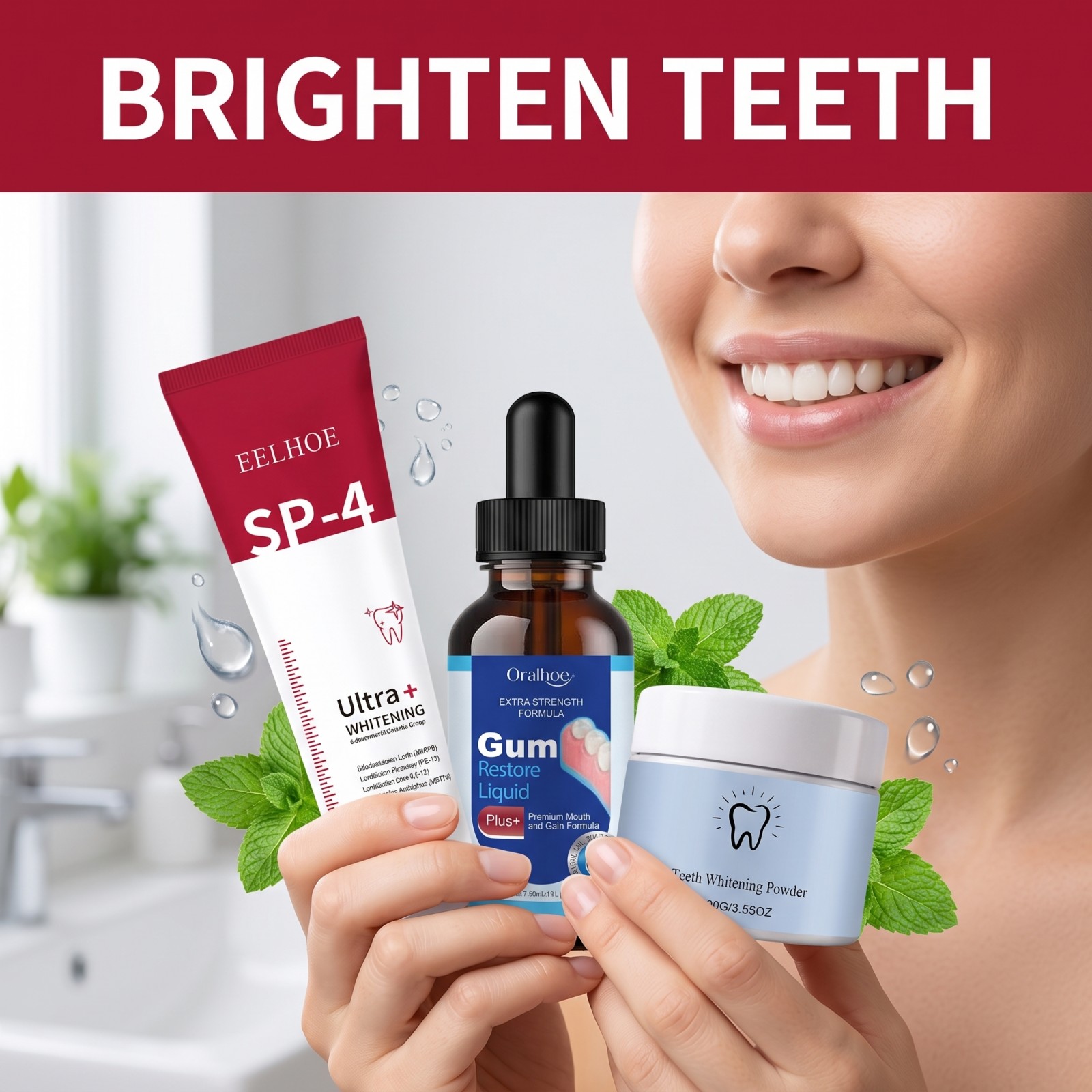 Kit de Soins Bucco-Dentaires C - Teeth Whitening Before And After avis et prix