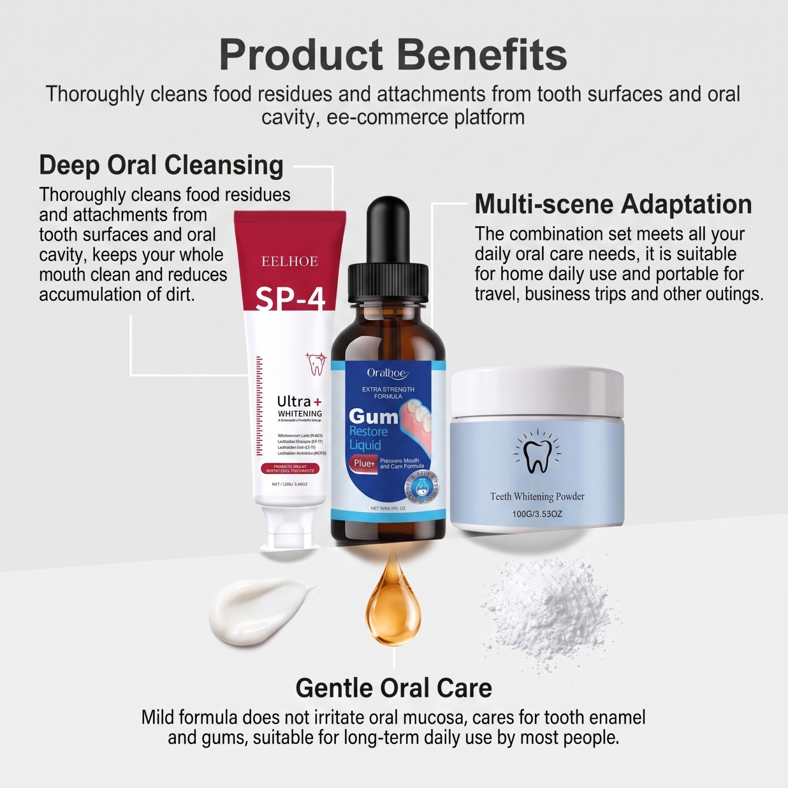 Kit de Soins Bucco-Dentaires C - Teeth Whitening Before And After avis et prix