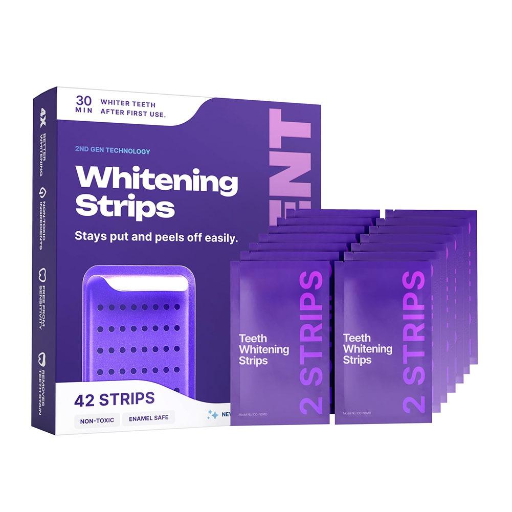 Lot de 42 bandes blanchissante - Teeth Whitening Gel Refills avis et prix