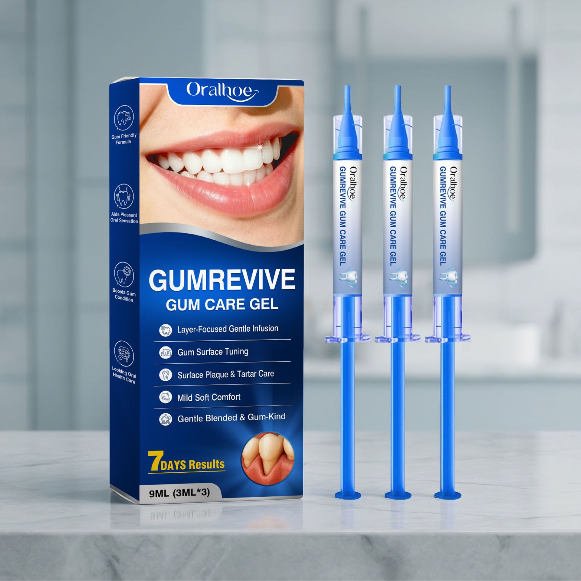Gel de soin buccal, kit de ser - Teeth Whitening Before And After avis et prix