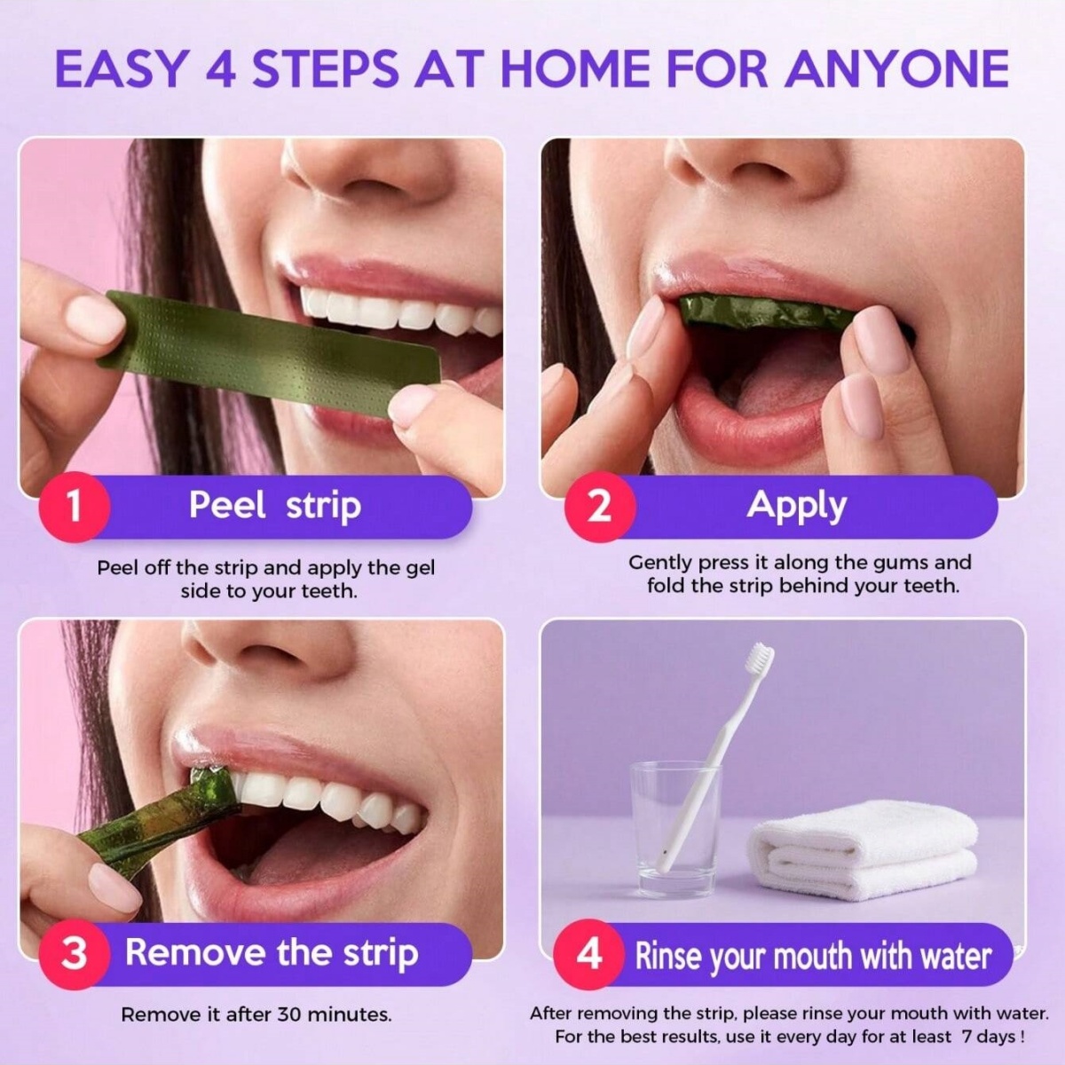 Autocollants de blanchiment de - Teeth Whitening Gel Refills avis et prix
