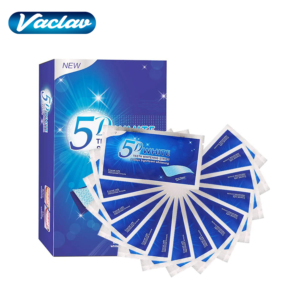 Bandelettes blanchissantes 5D  - Teeth Whitening Gel Refills avis et prix